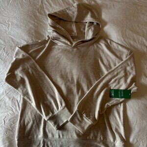 Vision by Simons Beige Hoodie – Sustainable Recycled Fabric – XS (NWT)